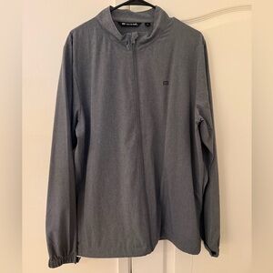 Travis Mathew Charcoal Full-Zip Jacket